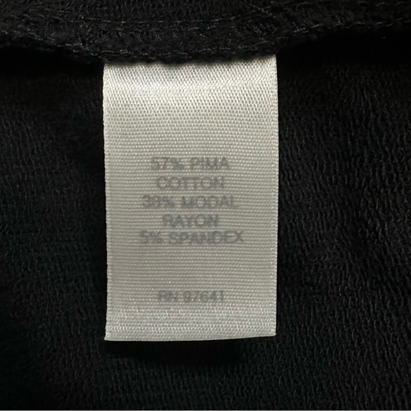 J. Jill Purejill Slim Leg Pima Cotton Blend Black Pull On Pants, Sz Medium - Picture 8 of 10